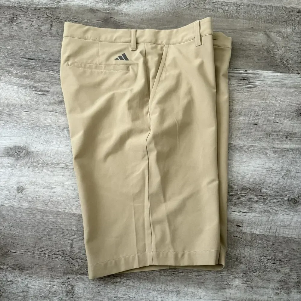 Adidas Golf Ultimate365 Shorts Mens 32 Hemp Beige 10